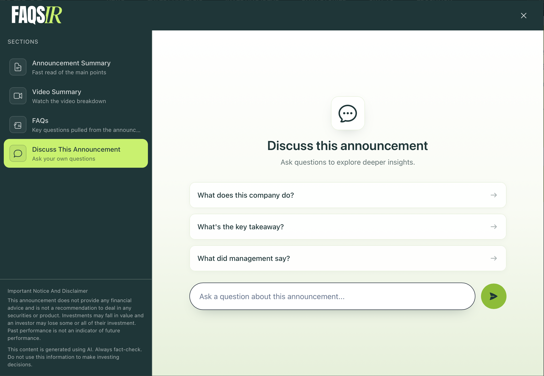 Inbox agent detail